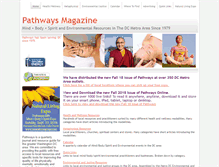 Tablet Screenshot of pathwaysmagazineonline.com